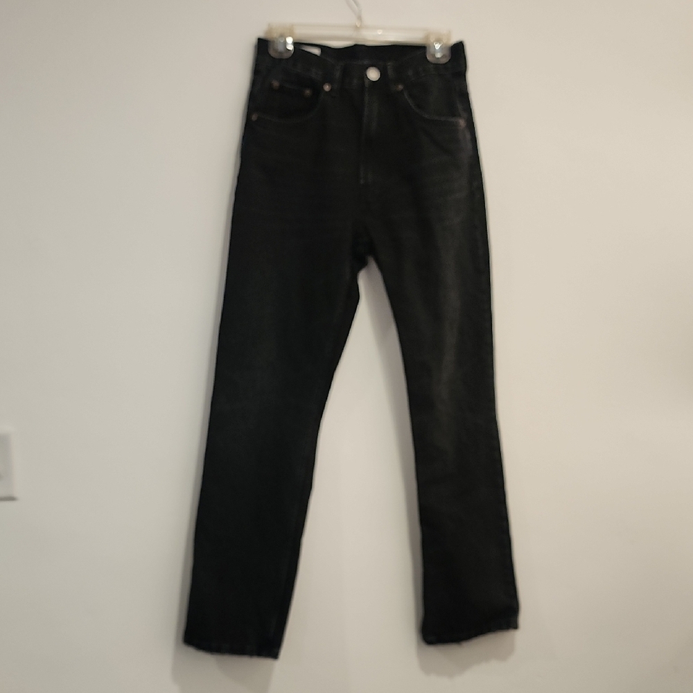 Zara Black Straight Jeans Classic Style